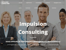 Tablet Screenshot of impulsionconsulting.com